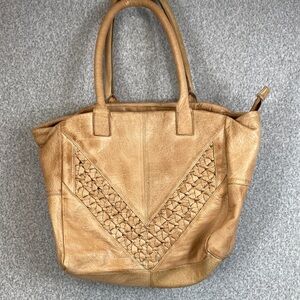 Day & Mood butter soft leather tote shoulder bag western imperfections cowgirl